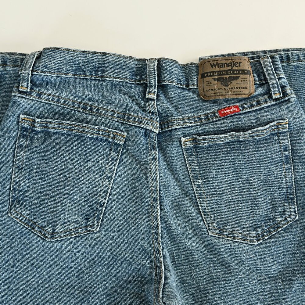 Wrangler Regular Fit Flex Men's Jeans 5 Star Premium Denim in Light Blue-29x30